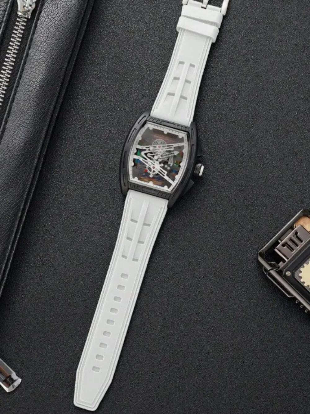 Richard mille watch 1:1 White/Black Larp